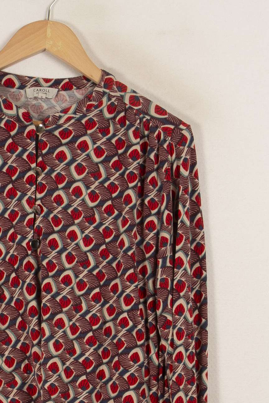 Top à manches longues à motifs - Taille S/36 de la marque Caroll | PARAD28660 - Vendu par Paradigme - Image 1