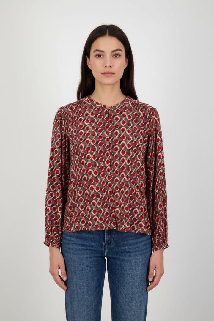 Top à manches longues à motifs - Taille S/36