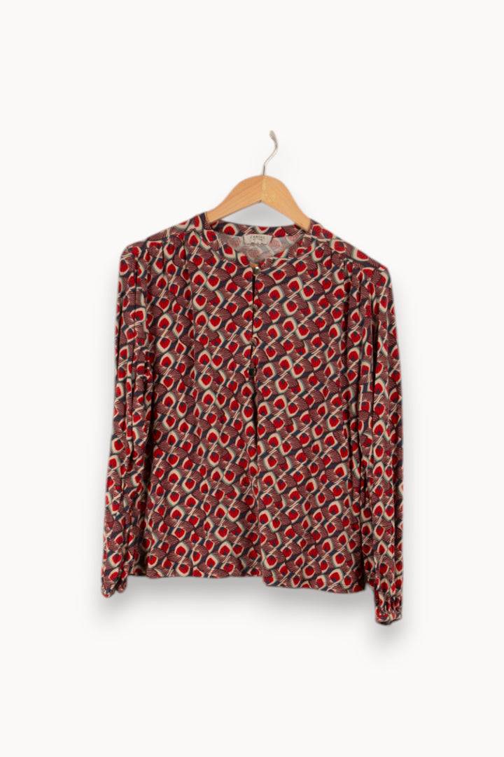 Top à manches longues à motifs - Taille S/36 de la marque Caroll | PARAD28660 - Vendu par Paradigme - Image 3