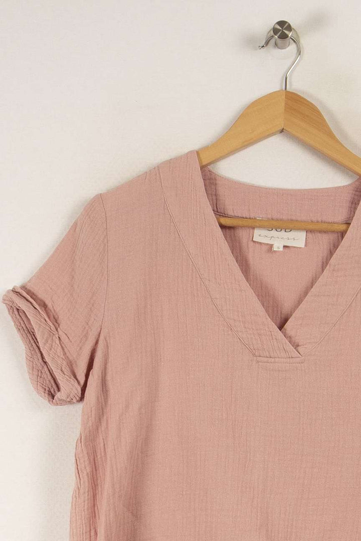 Top rose - Taille S/36 de la marque Sud express | PARAD28662 - Vendu par Paradigme - Image 1