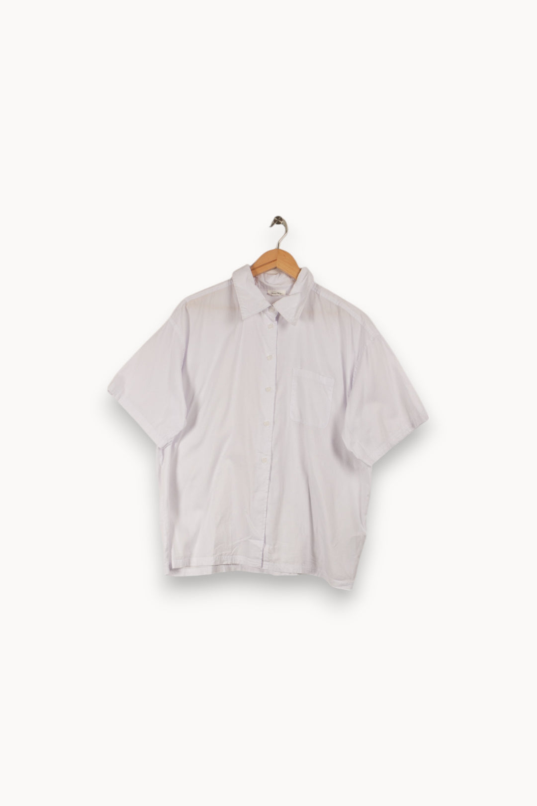 Chemise blanche - Taille S/36 de la marque American Vintage | PARAD28667 - Vendu par Paradigme - Image 1