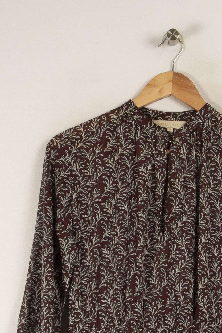Robe bordeaux à motifs - Taille S/36 de la marque Vanessa Bruno | PARAD28672 - Vendu par Paradigme - Image 1