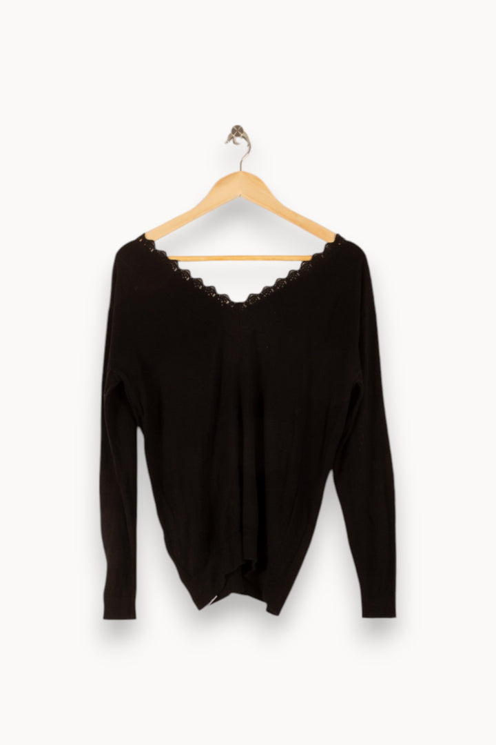 Pull Noir - Taille S/36 de la marque Ekyog | PARAD28703 - Vendu par Paradigme - Image 4