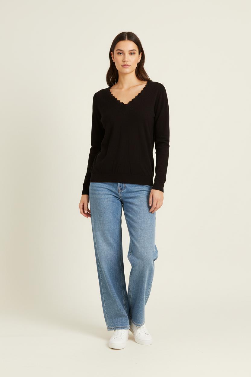 Pull Noir - Taille S/36 de la marque Ekyog | PARAD28703 - Vendu par Paradigme - Image 1