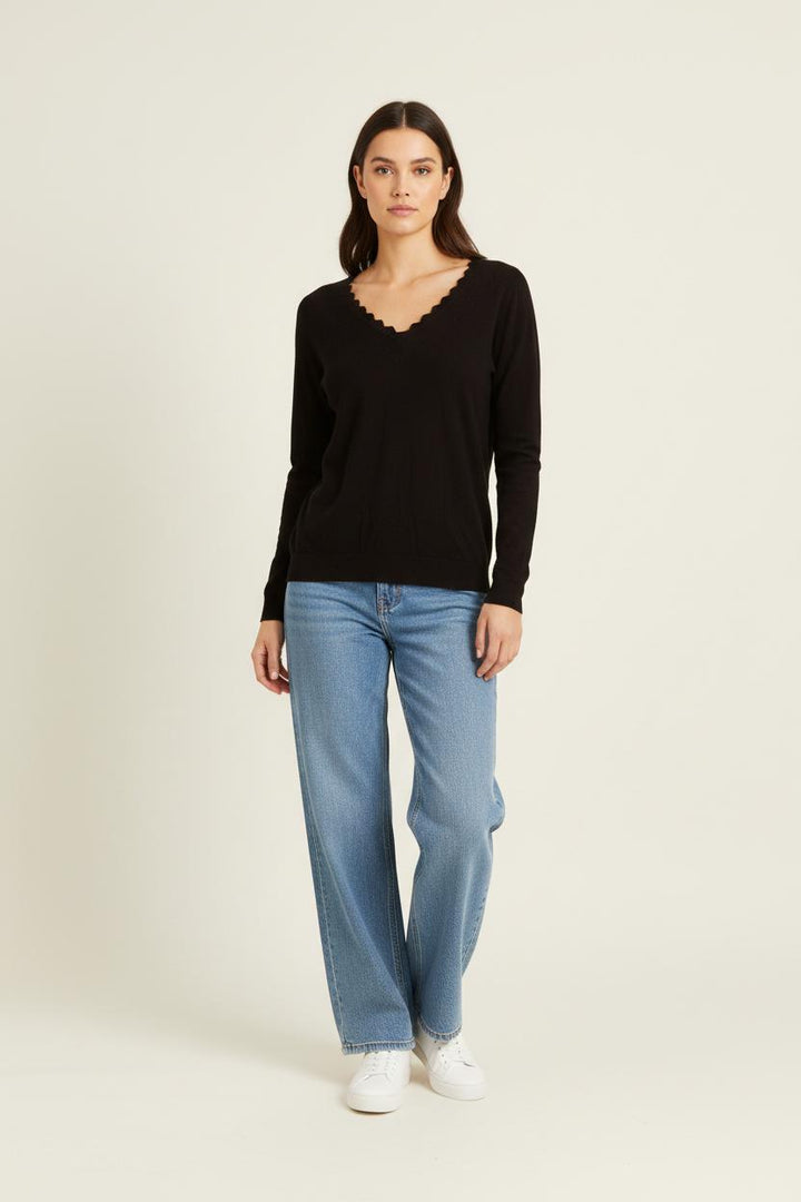 Pull Noir - Taille S/36 de la marque Ekyog | PARAD28703 - Vendu par Paradigme - Image 1