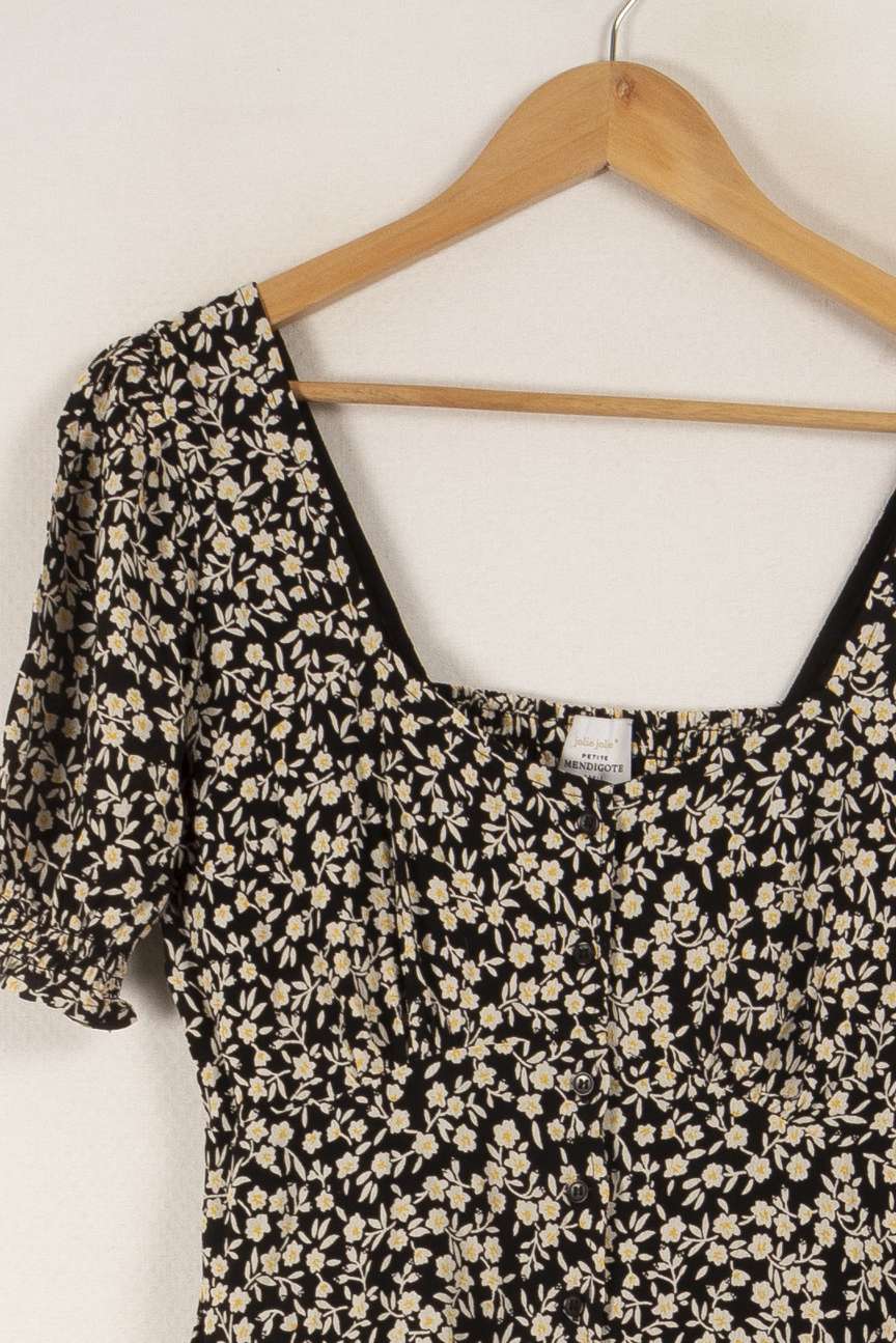 Robe noire à motifs - Taille S/36 de la marque Petite Mendigote | PARAD28708 - Vendu par Paradigme - Image 1