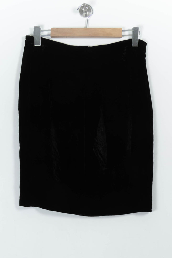 Jupe Droite Noire - Taille XL/42 de la marque Weekend Max Mara | PARAD28715 - Vendu par Paradigme - Image 4