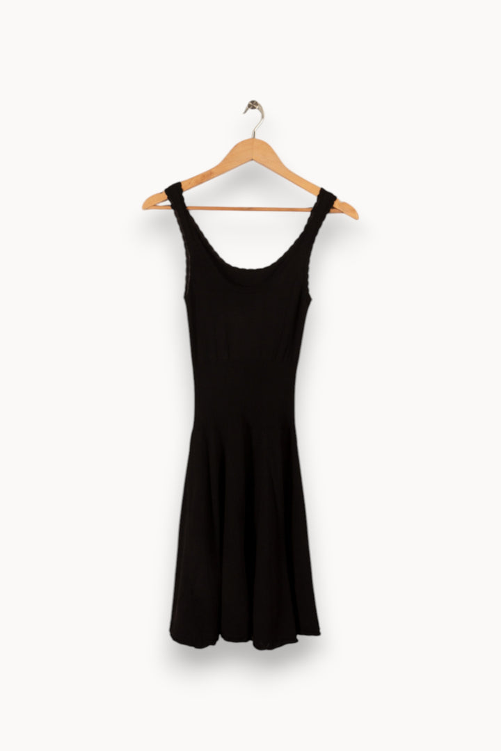 Robe noire - Taille S/36 de la marque Tara Jarmon | PARAD28727 - Vendu par Paradigme - Image 3