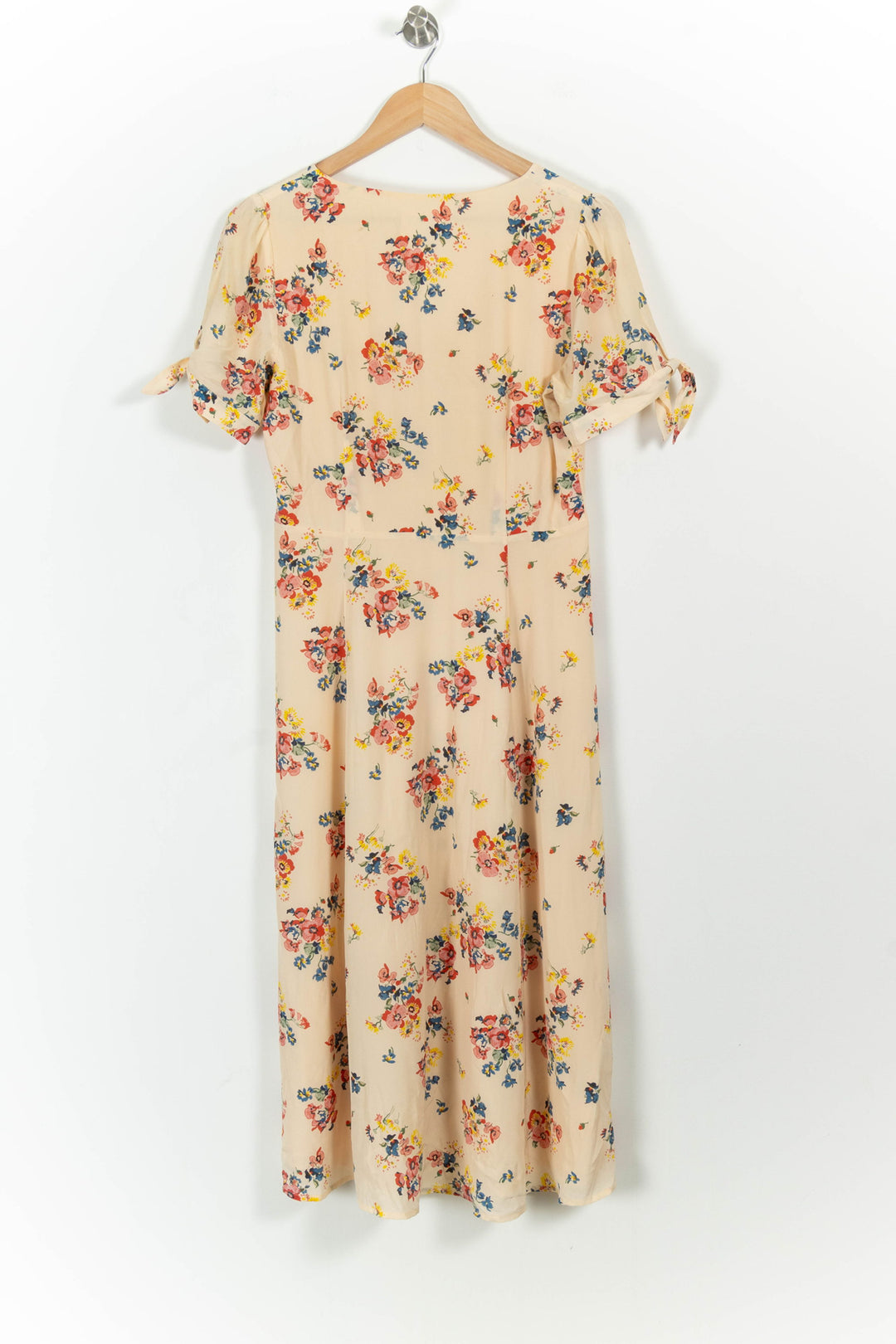 Robe Longue Fleurie Rose et Jaune - Taille S/36 de la marque Sézane | PARAD28739 - Vendu par Paradigme - Image 4