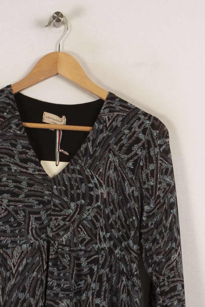 Robe à motifs - Taille S/36 de la marque La Fée Maraboutée | PARAD28756 - Vendu par Paradigme - Image 1