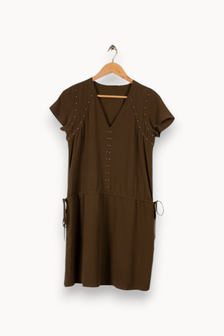 Robe verte - Taille S/36 de la marque IKKS | PARAD28771 - Vendu par Paradigme - Image 3