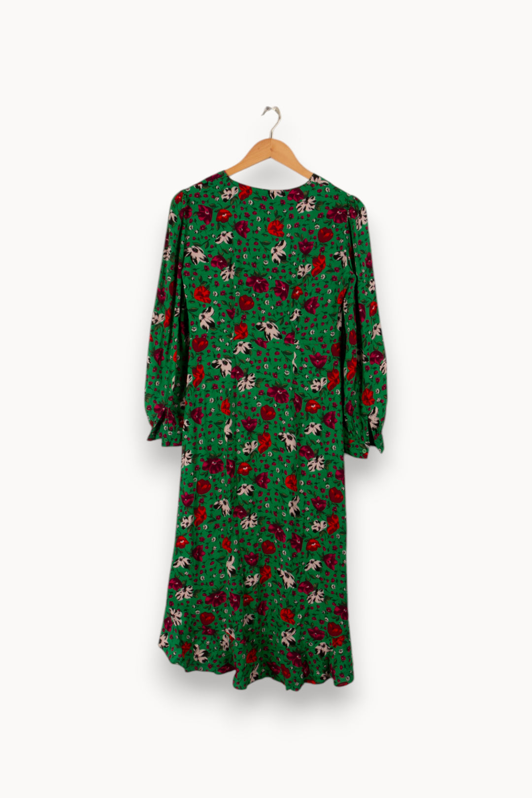 Robe verte à motifs - Taille S/36 de la marque ba&sh | PARAD28782 - Vendu par Paradigme - Image 2