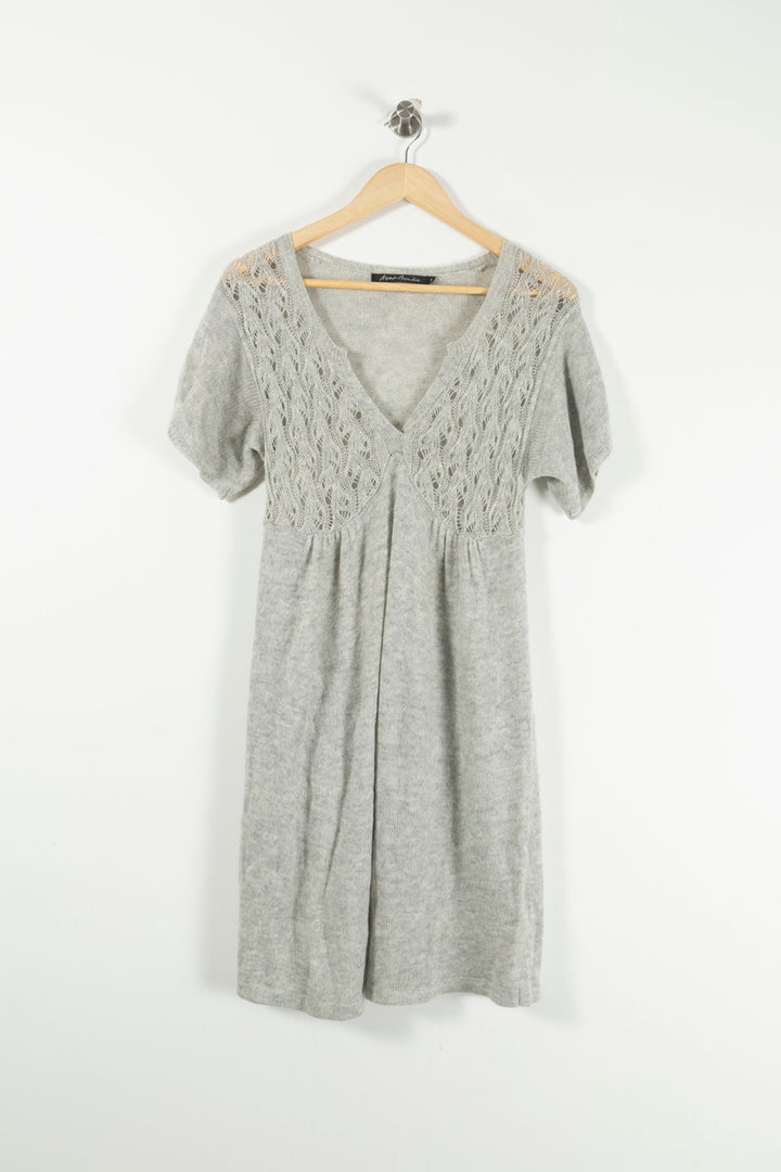 Robe Grise - Taille S/36 de la marque Galeries Lafayette | PARAD28789 - Vendu par Paradigme - Image 2