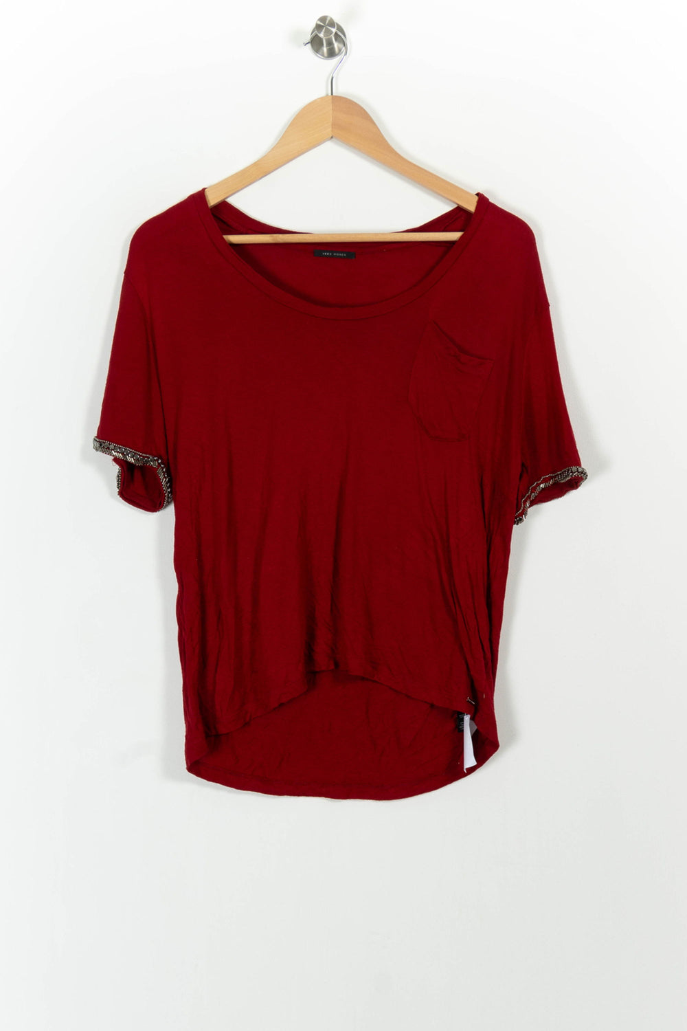 Tee-shirt Rouge - Taille L/40 de la marque IKKS | PARAD28799 - Vendu par Paradigme - Image 2