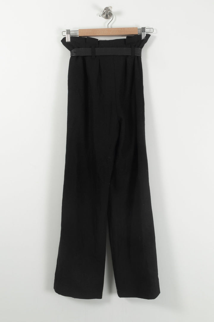 Pantalon Large Noir - Taille S/36 de la marque Maje | PARAD28803 - Vendu par Paradigme - Image 4