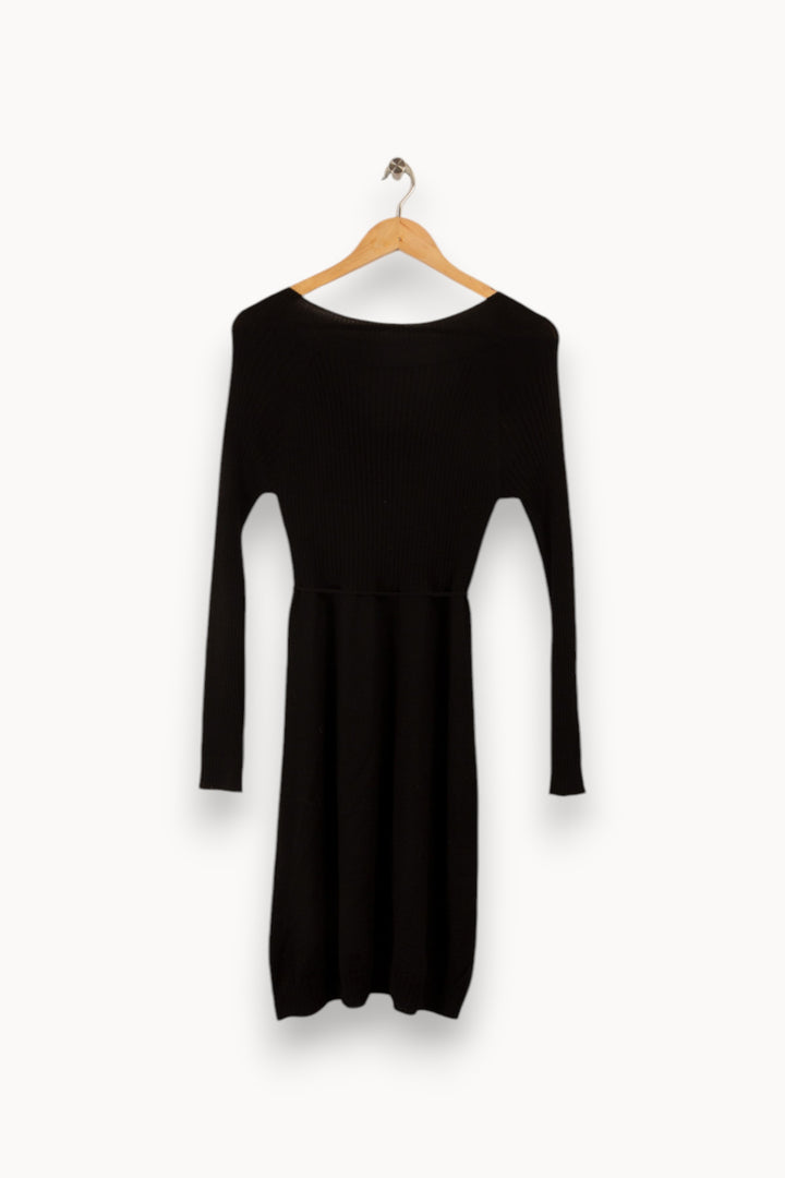Robe noire - Taille M/38 de la marque Caroll | PARAD28806 - Vendu par Paradigme - Image 3