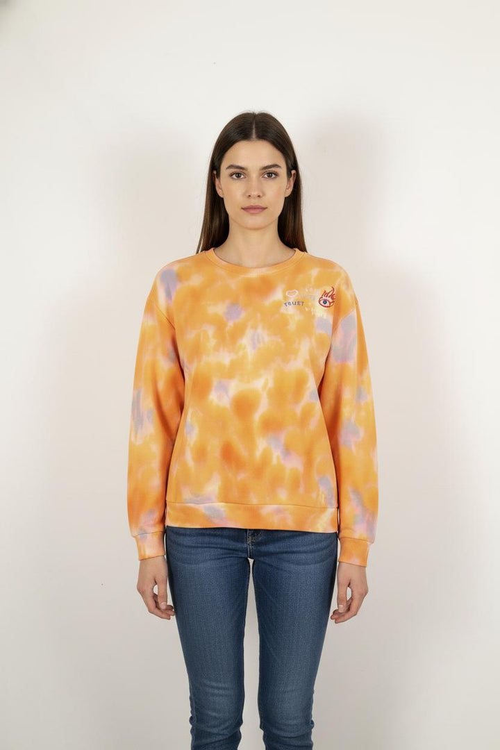 Sweat Tie and Dye Orange et Violet - Taille M/38