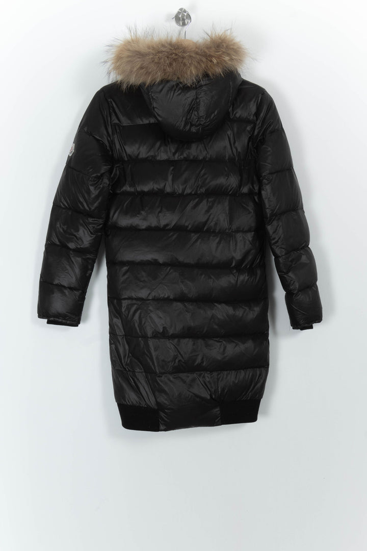 Doudoune Longue Noire - Taille S/36 de la marque Moncler | PARAD28823 - Vendu par Paradigme - Image 4