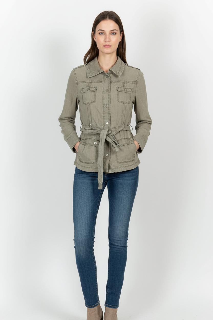 Veste Vert kaki - Taille S/36 de la marque Sud express | PARAD28842 - Vendu par Paradigme - Image 1
