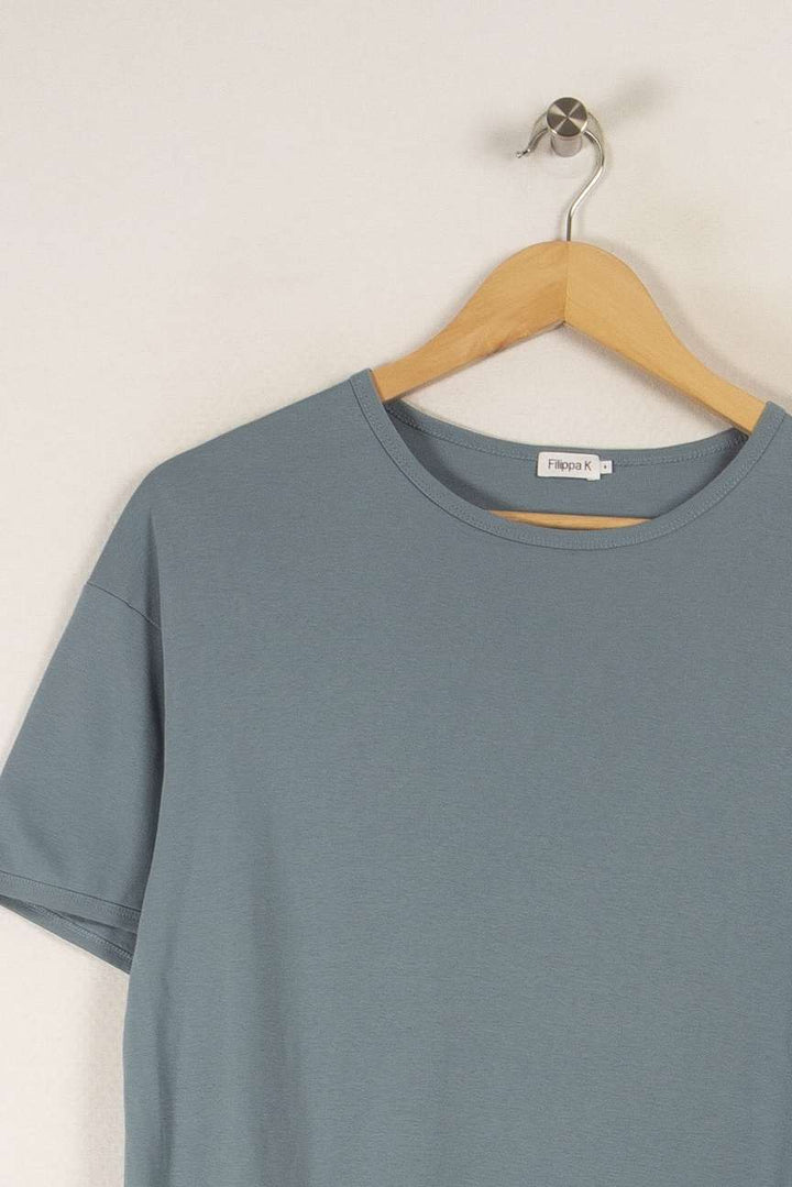 Robe T-shirt bleue - Taille S/36 de la marque Filippa K | PARAD28846 - Vendu par Paradigme - Image 2
