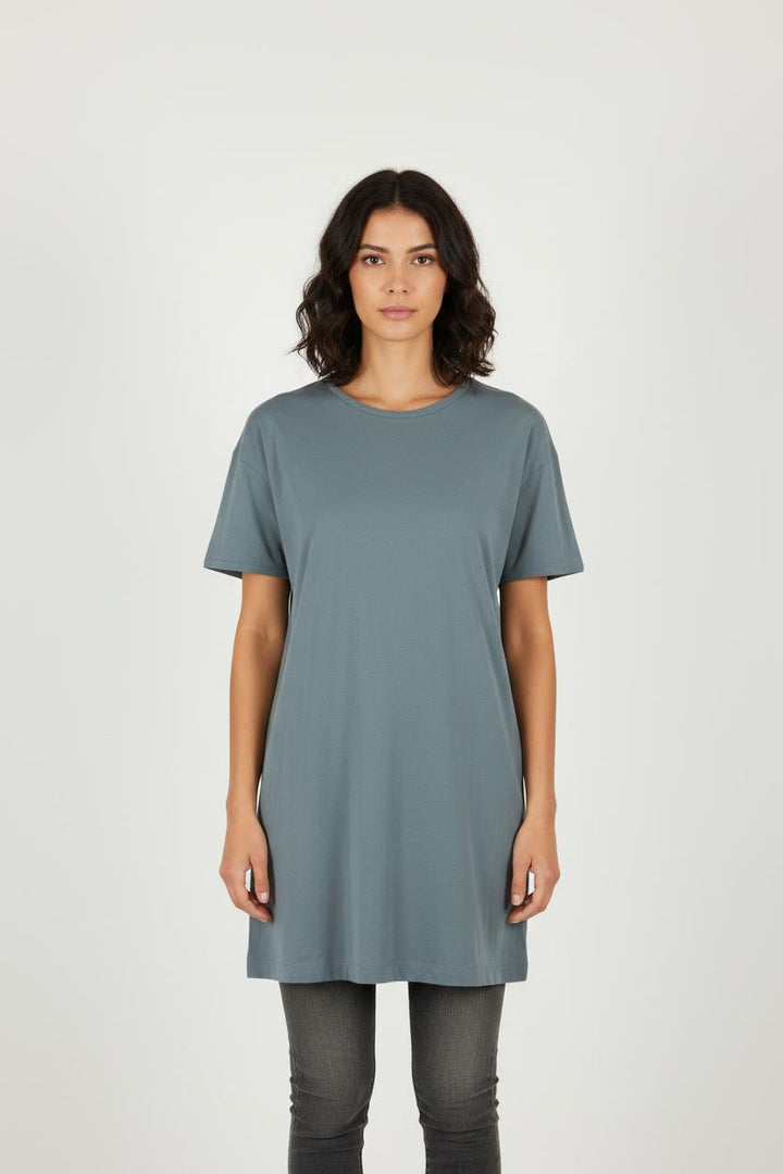 Robe T-shirt bleue - Taille S/36