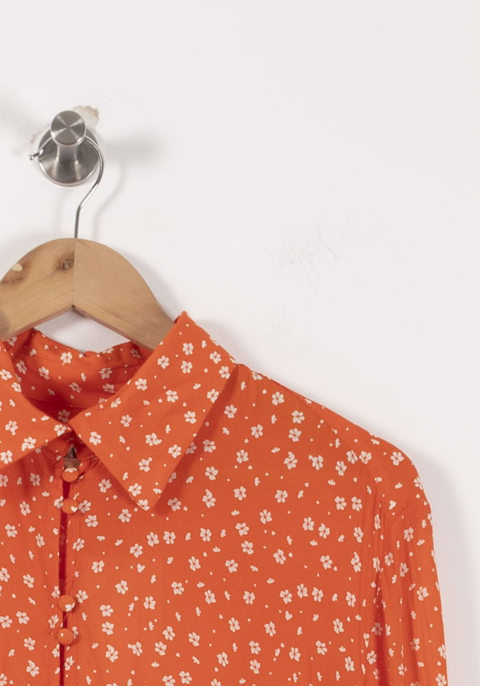 Chemise Orange et Blanche - Taille S/36 de la marque SAAJ | PARAD28854 - Vendu par Paradigme - Image 3