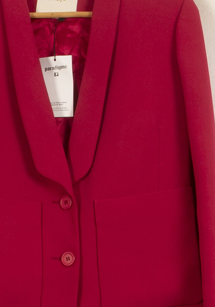 Veste Tailleur Rose - Taille L/40 de la marque Maje | PARAD28873 - Vendu par Paradigme - Image 3