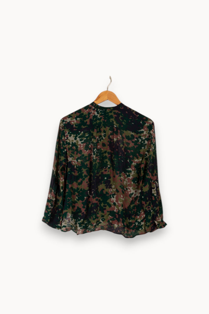 Blouse militaire verte - Taille XS/34 de la marque Samsoe Samsoe | PARAD28879 - Vendu par Paradigme - Image 3