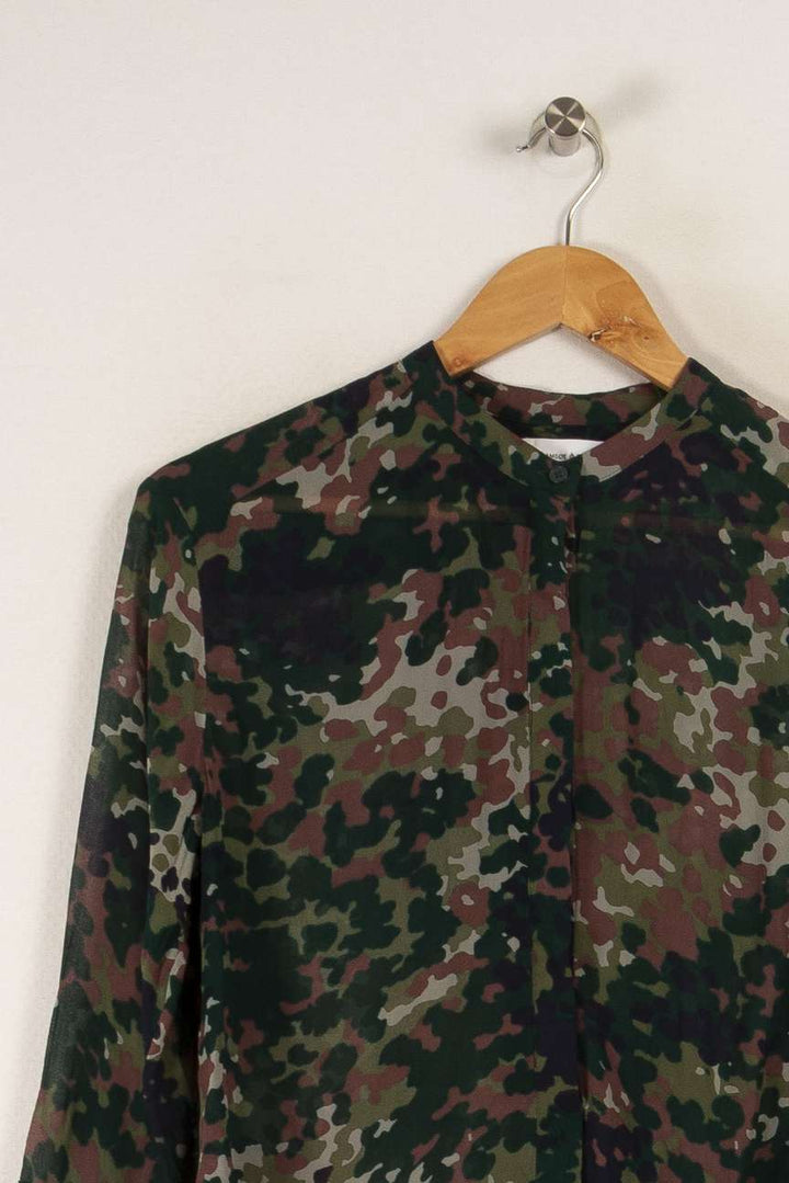 Blouse militaire verte - Taille XS/34 de la marque Samsoe Samsoe | PARAD28879 - Vendu par Paradigme - Image 2