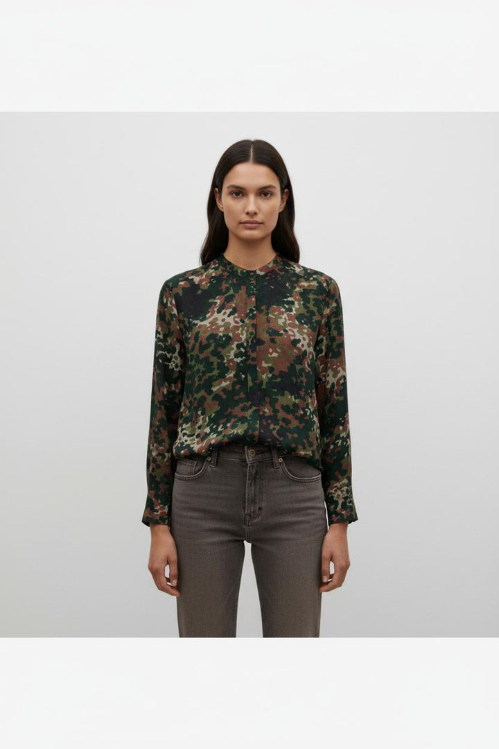 Blouse militaire verte - Taille XS/34