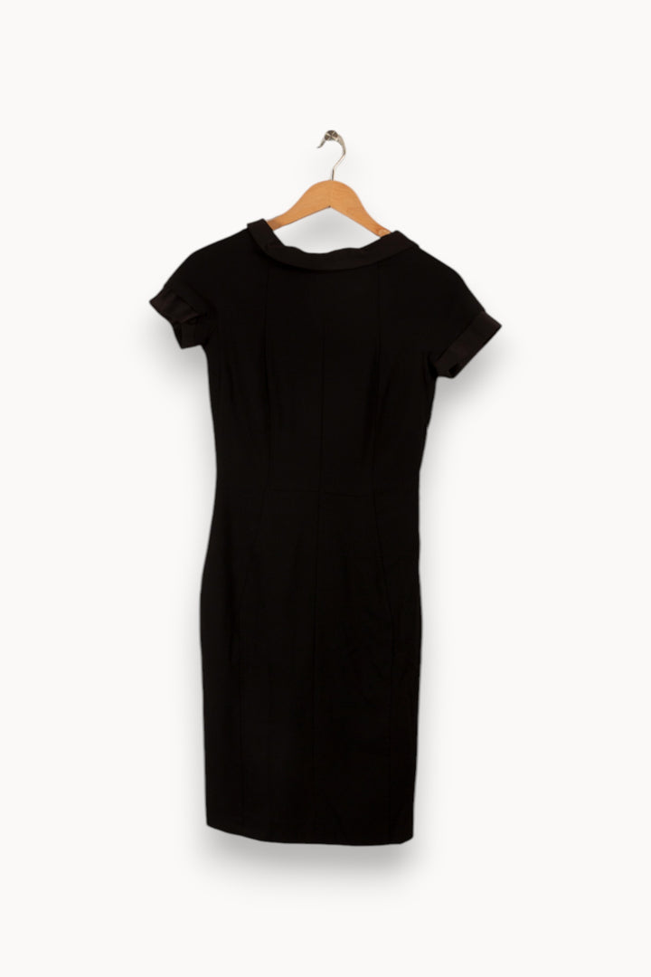 Robe noire - Taille S/36 de la marque Tara Jarmon | PARAD28892 - Vendu par Paradigme - Image 3