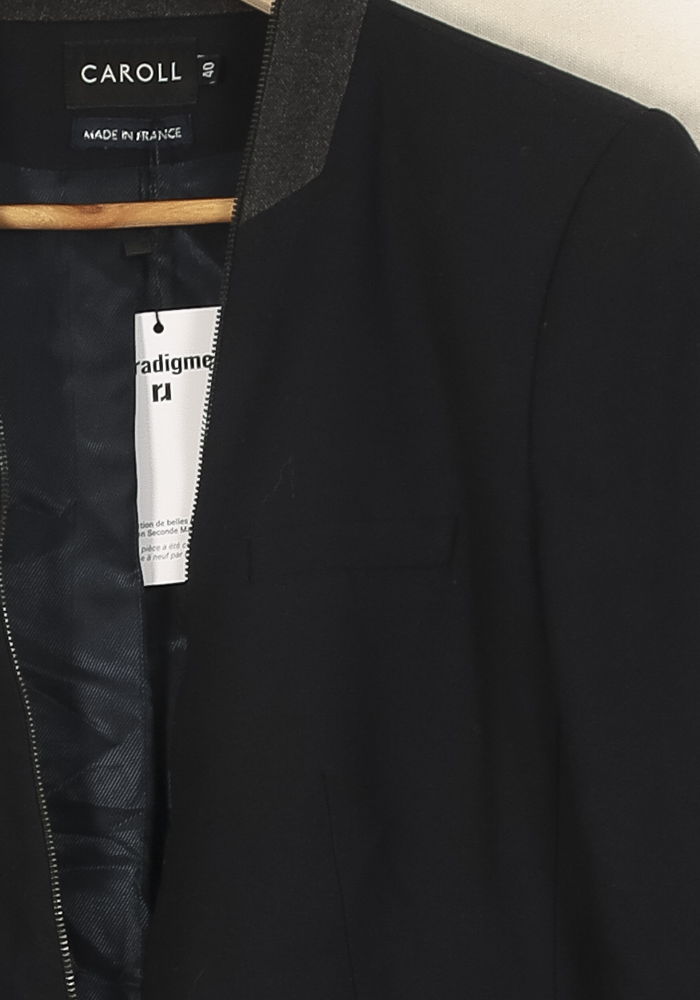 Blazer Bleu - Taille L/40 de la marque Caroll | PARAD28899 - Vendu par Paradigme - Image 3