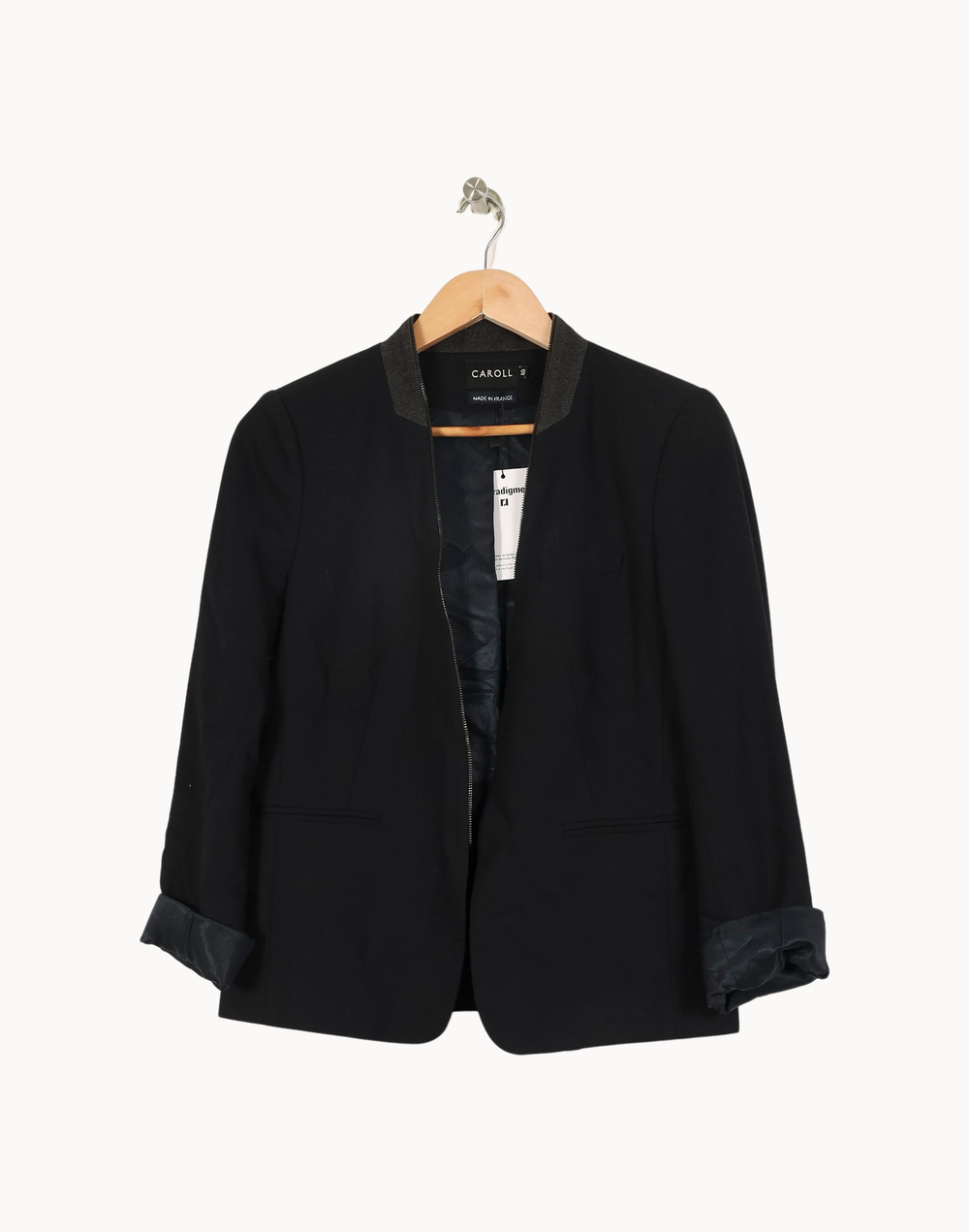 Blazer Bleu - Taille L/40 de la marque Caroll | PARAD28899 - Vendu par Paradigme - Image 2