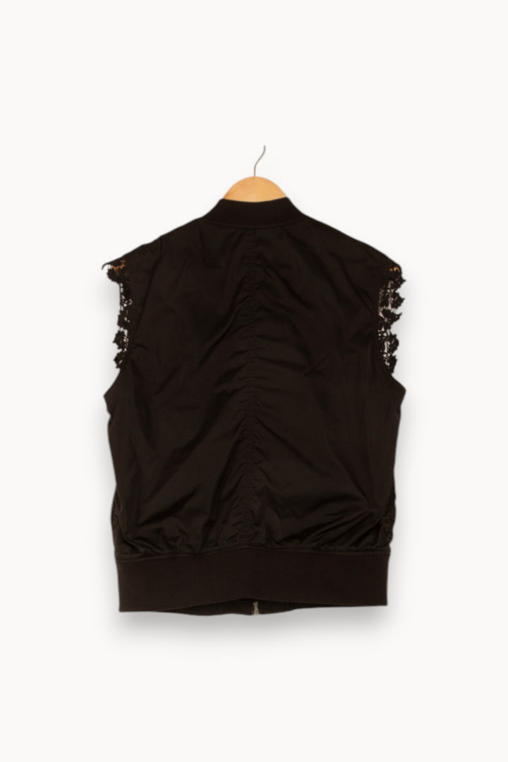 Blouson Sans Manches Noir - Taille L/40 de la marque IKKS | PARAD28903 - Vendu par Paradigme - Image 4