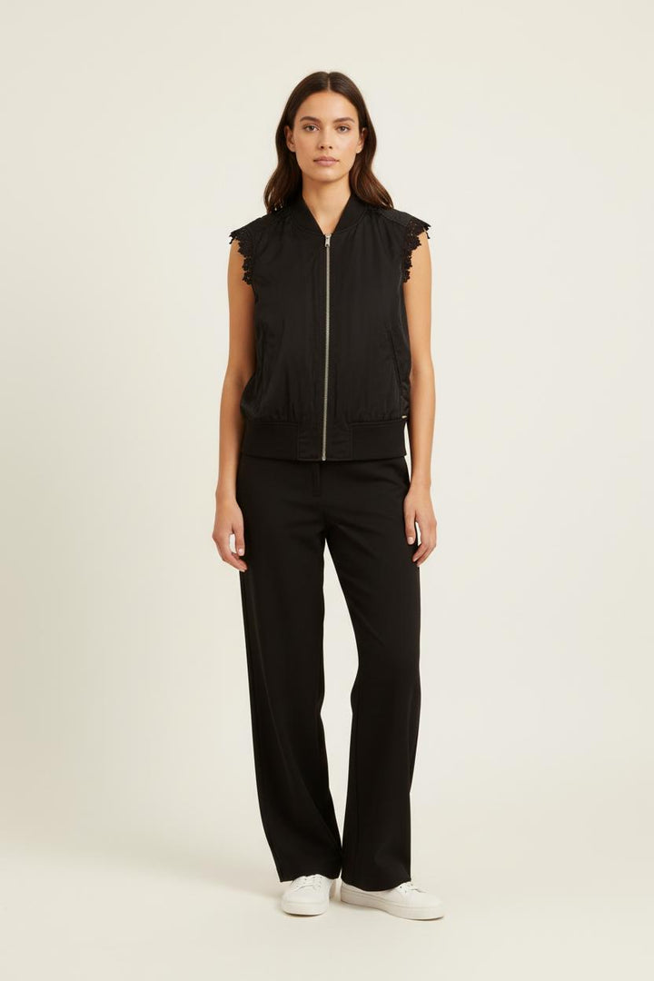 Blouson Sans Manches Noir - Taille L/40 de la marque IKKS | PARAD28903 - Vendu par Paradigme - Image 1