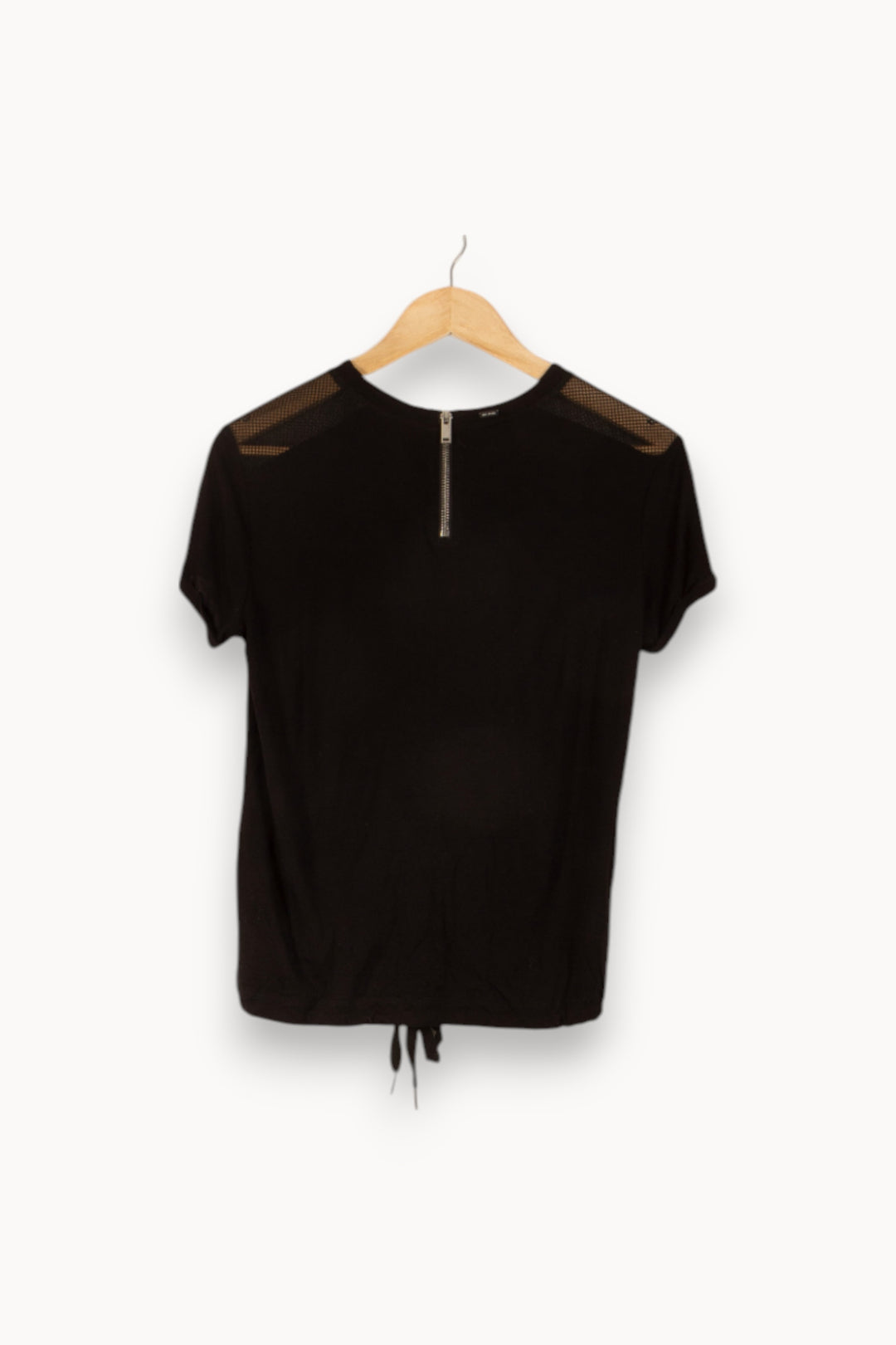 Tee-shirt Noir - Taille S/36 de la marque IKKS | PARAD28912 - Vendu par Paradigme - Image 4