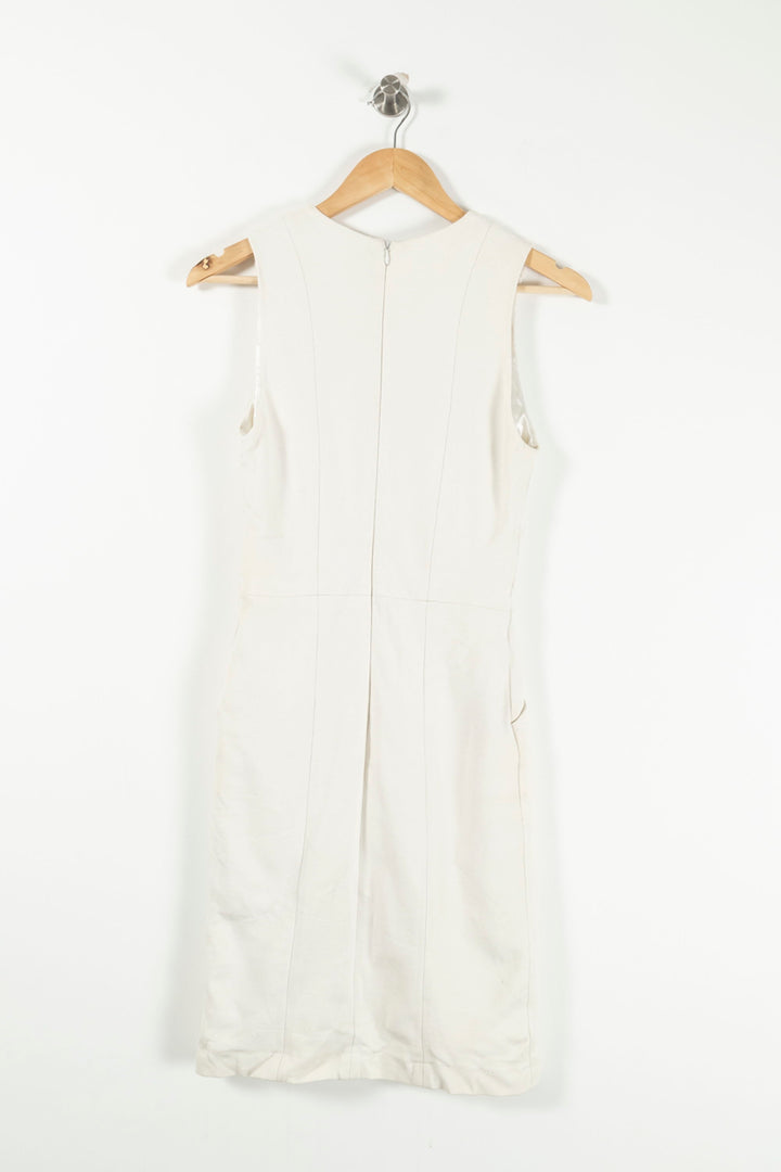 Robe Blanche - Taille M/38 de la marque Joseph | PARAD28919 - Vendu par Paradigme - Image 4