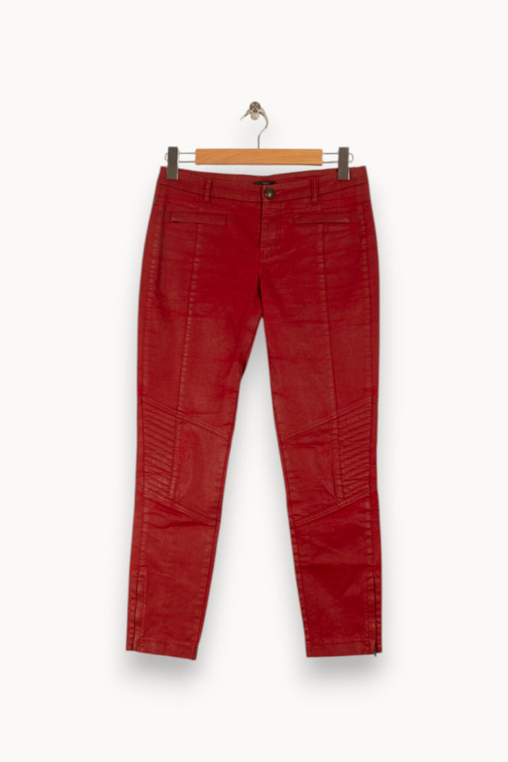 Pantalon Rouge - Taille M/38 de la marque IKKS | PARAD28939 - Vendu par Paradigme - Image 2