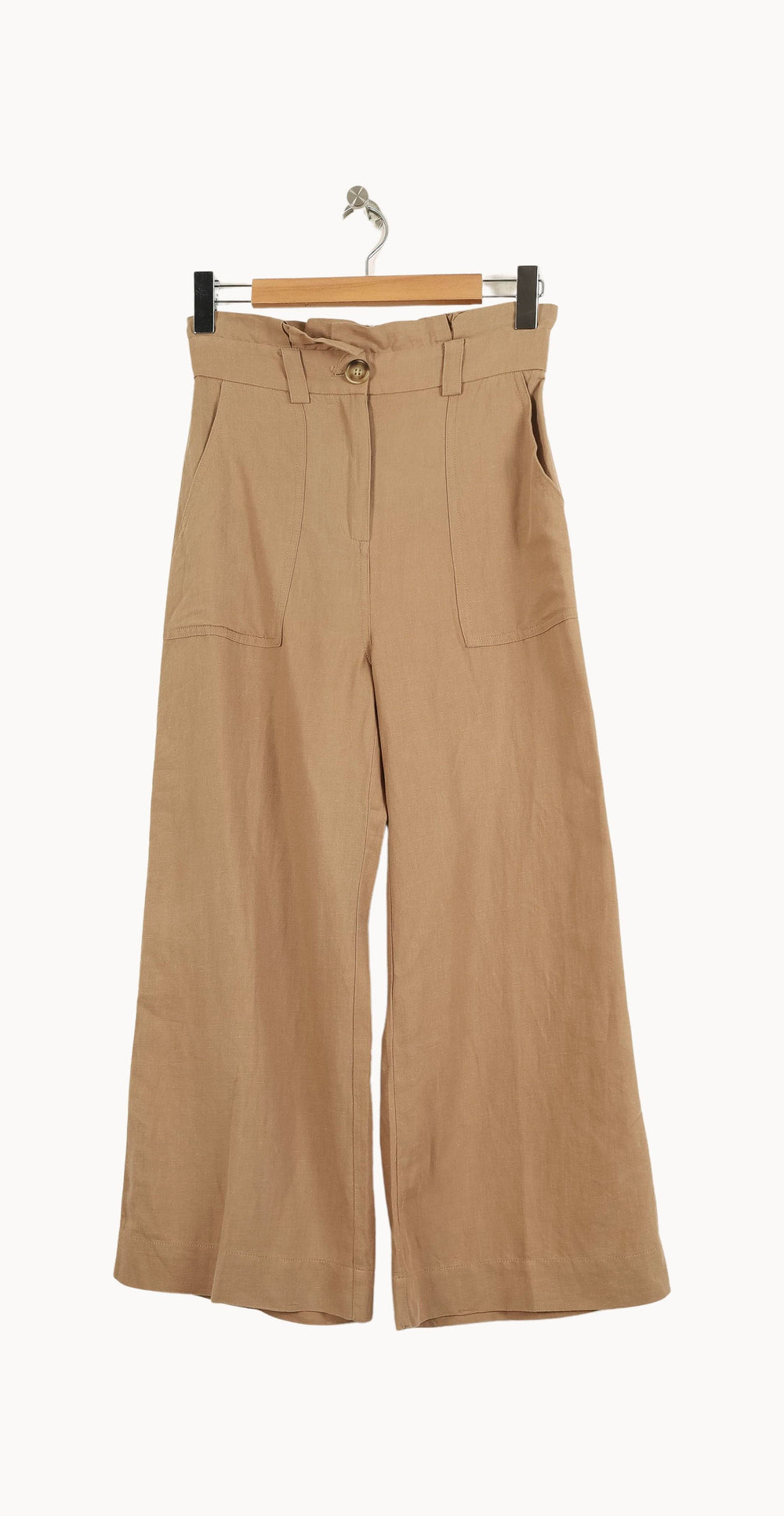 Pantalon Large Beige - Taille XS/34 de la marque Suncoo | PARAD28943 - Vendu par Paradigme - Image 2