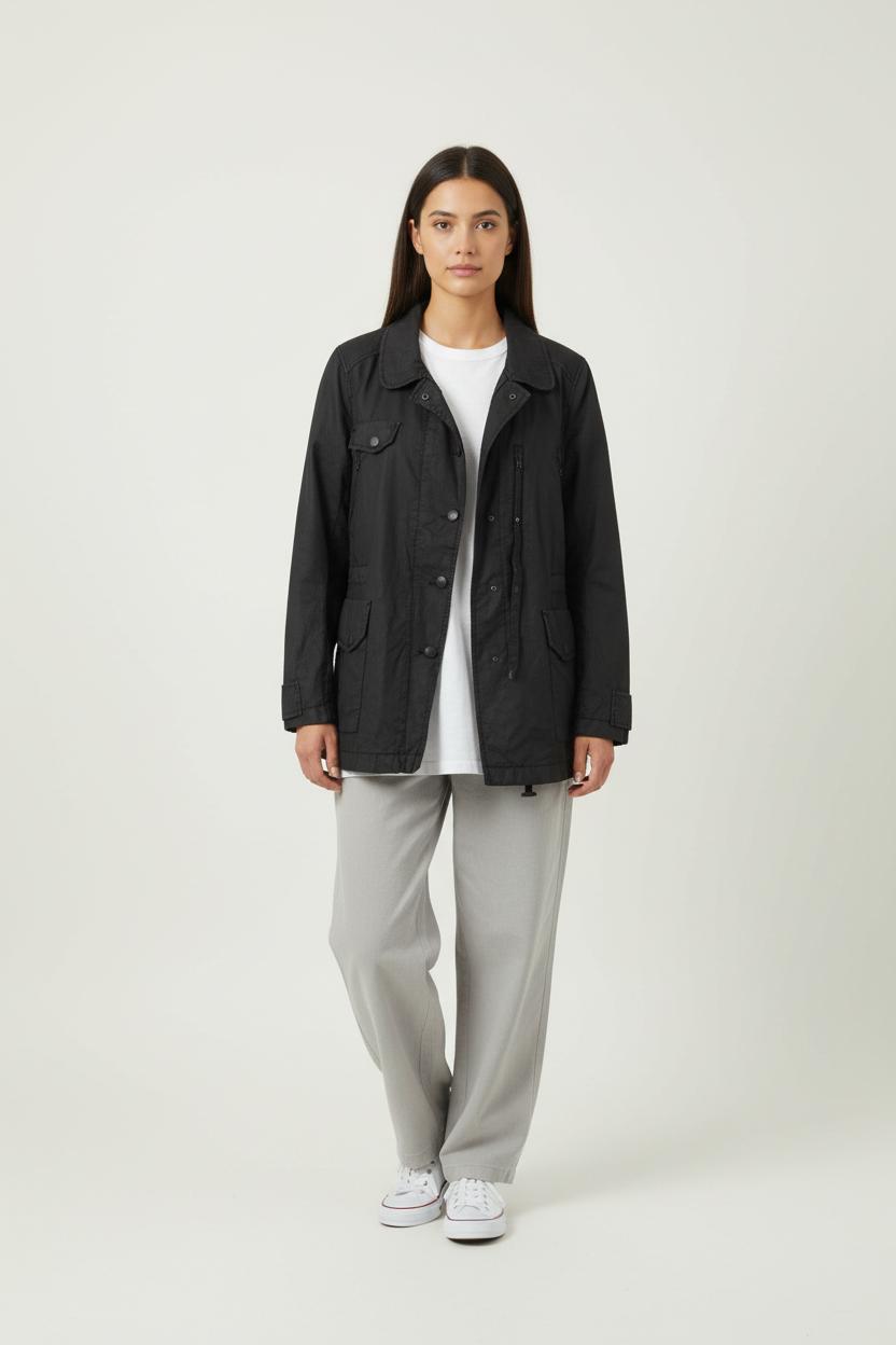 Veste Noire - Taille M/38 de la marque IKKS | PARAD28964 - Vendu par Paradigme - Image 1