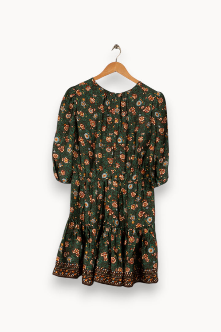 Robe verte à motifs - Taille S/36 de la marque Vanessa Bruno | PARAD28974 - Vendu par Paradigme - Image 2