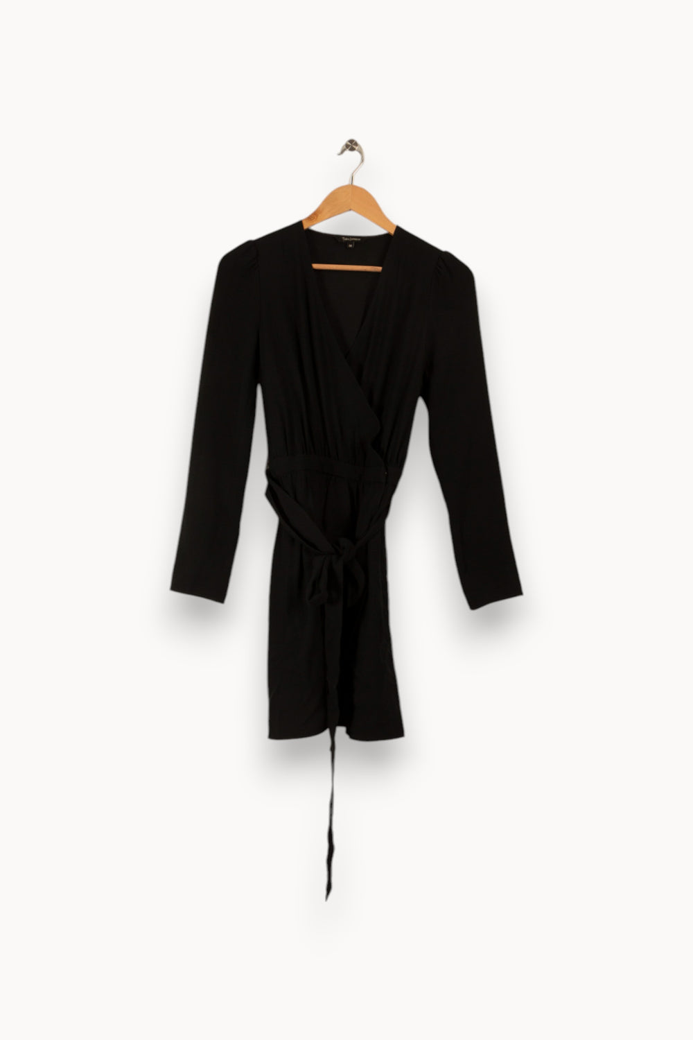 Robe noire - Taille S/36 de la marque Tara Jarmon | PARAD28980 - Vendu par Paradigme - Image 3