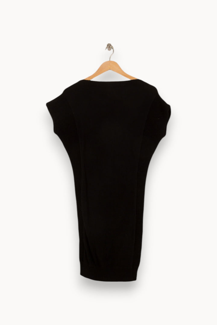 Robe Pull Noire - Taille S/36 de la marque IKKS | PARAD28997 - Vendu par Paradigme - Image 4