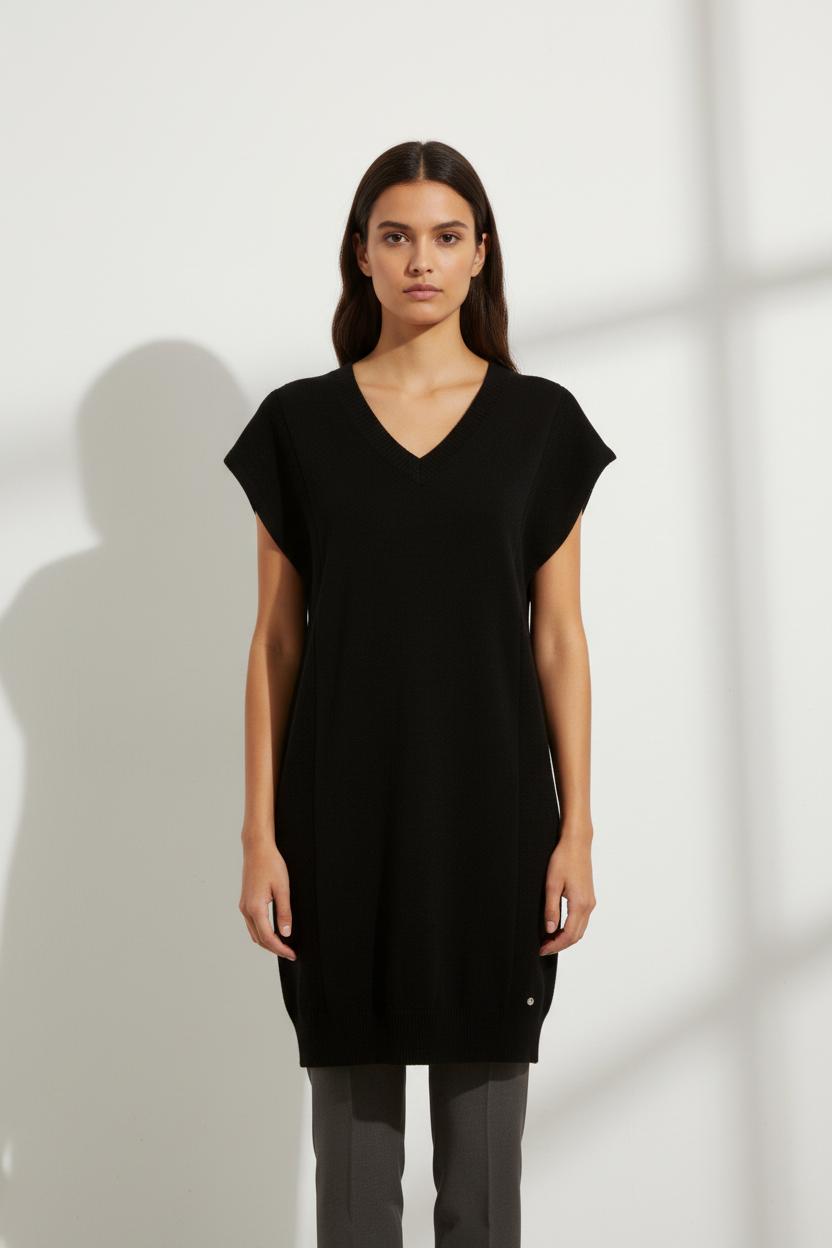 Robe Pull Noire - Taille S/36
