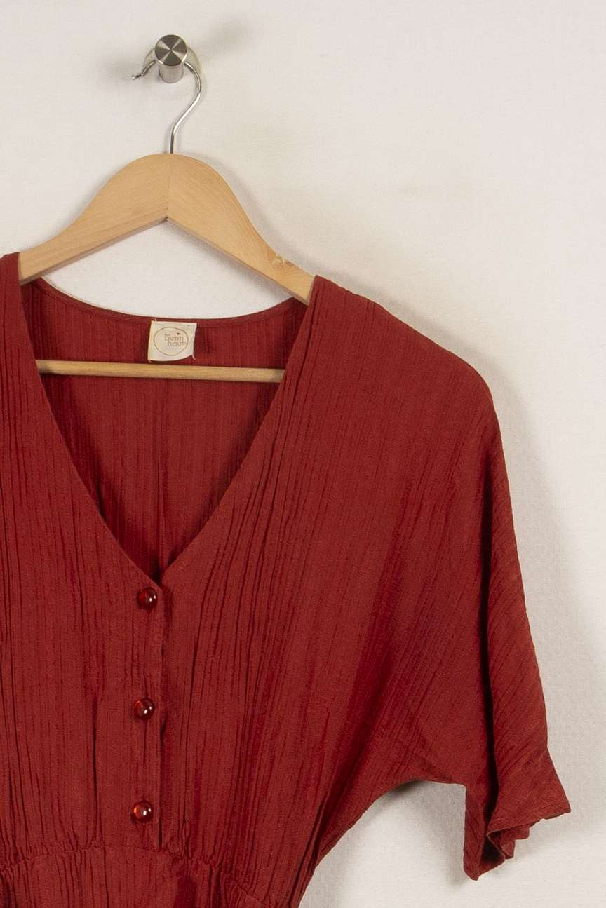 Robe longue marron - Taille S/36 de la marque Des petits hauts | PARAD29002 - Vendu par Paradigme - Image 1