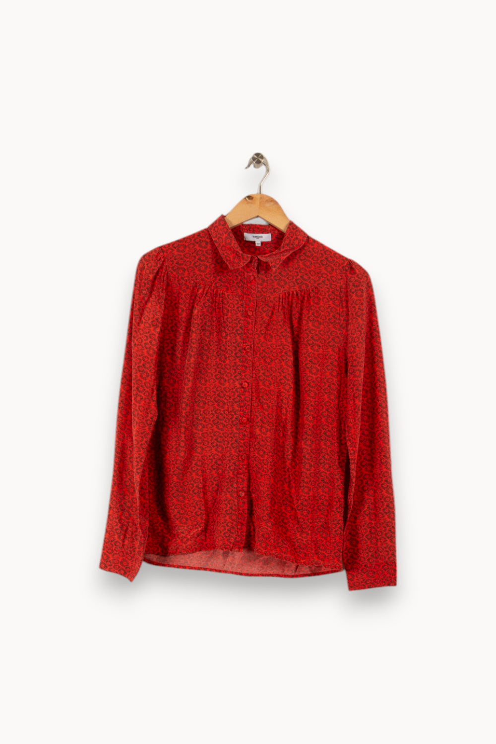 Chemise rouge à motifs - Taille XS/34 de la marque Suncoo | PARAD29006 - Vendu par Paradigme - Image 3