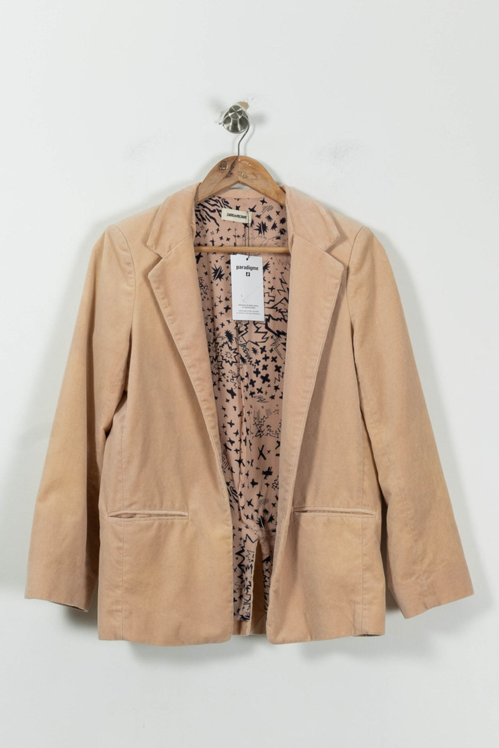 Blazer Rose - Taille M/38 de la marque Zadig&Voltaire | PARAD29011 - Vendu par Paradigme - Image 2