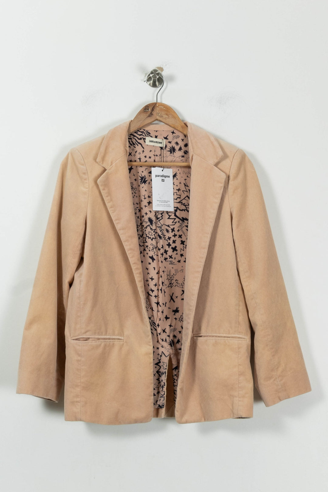 Blazer Rose - Taille M/38 de la marque Zadig&Voltaire | PARAD29011 - Vendu par Paradigme - Image 2