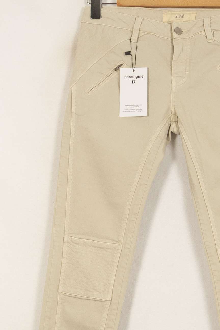 Jean Beige - Taille S/36 de la marque Vanessa Bruno - Athé | PARAD29016 - Vendu par Paradigme - Image 3