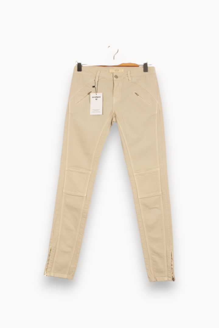 Jean Beige - Taille S/36 de la marque Vanessa Bruno - Athé | PARAD29016 - Vendu par Paradigme - Image 2